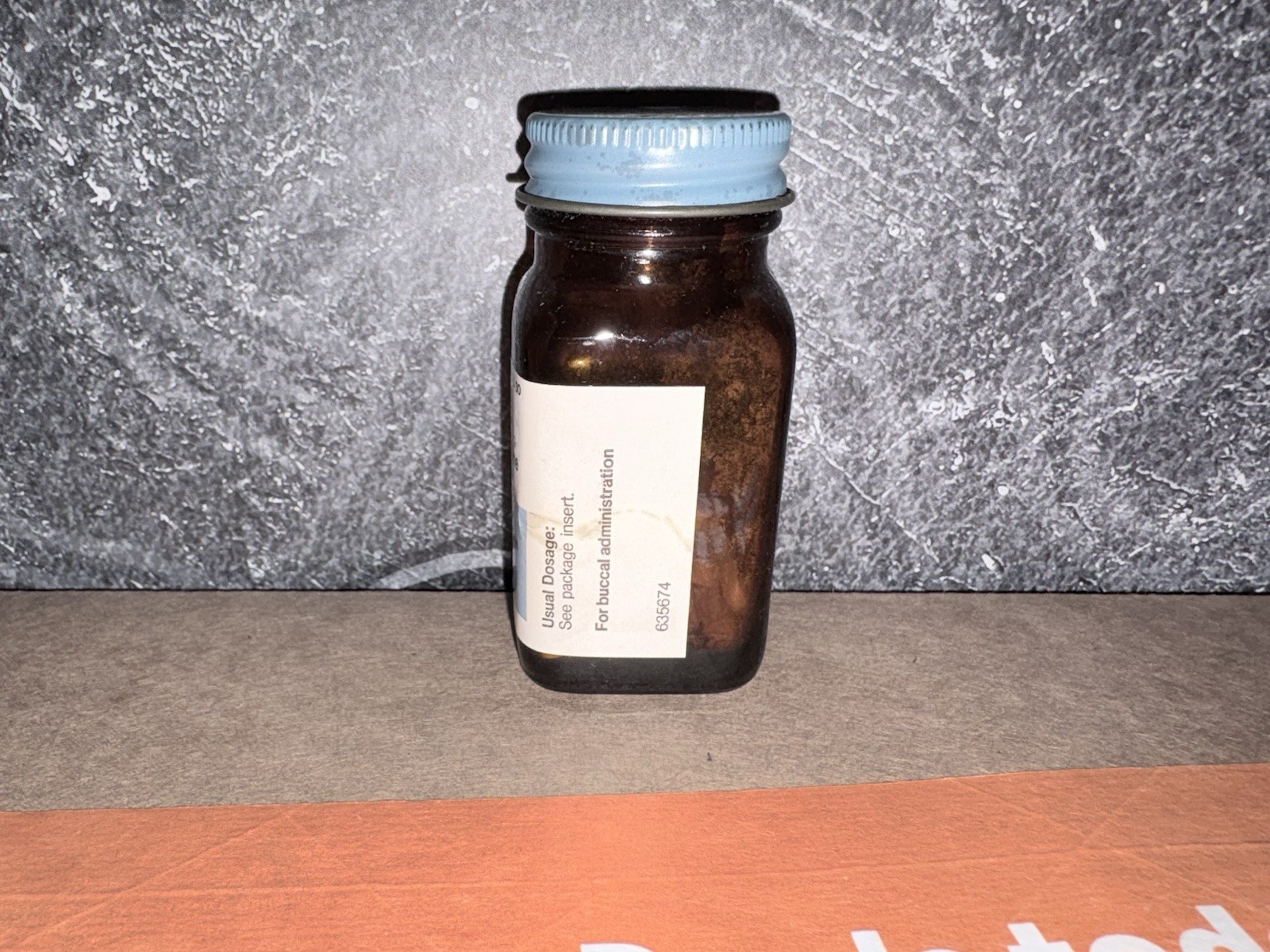 NOS CIBA Metandren Methyltestosterone Vintage Pharmaceutical Bottle