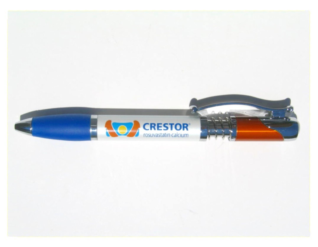 Drug Rep Crestor Heavy Metal Pen Big, Bold, and Beautiful Pen New in Sleeve