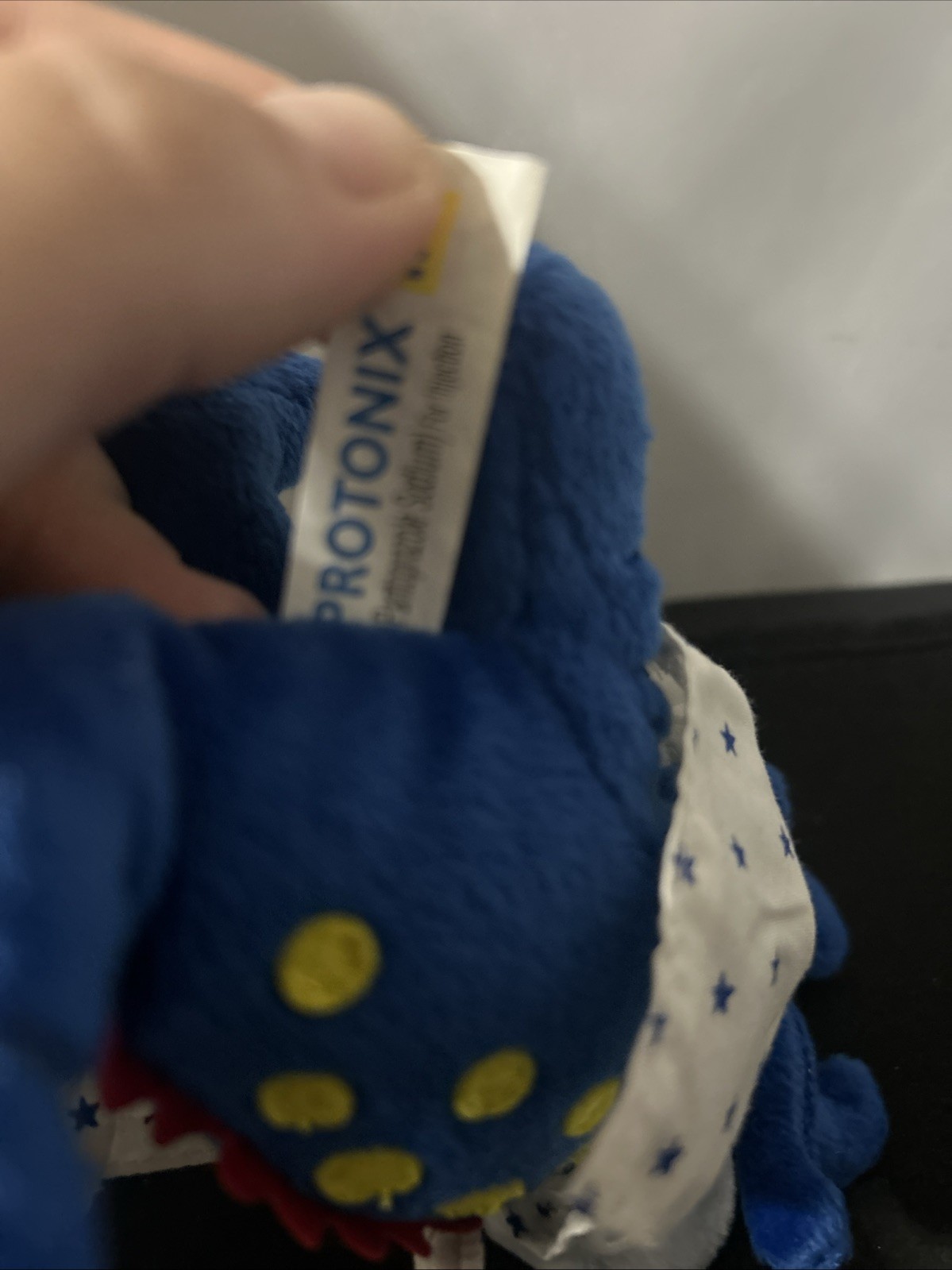 Protonix IV Plush Drug Rep Pharmaceutical Advertising Stuffed Lizard 6″ JZ29