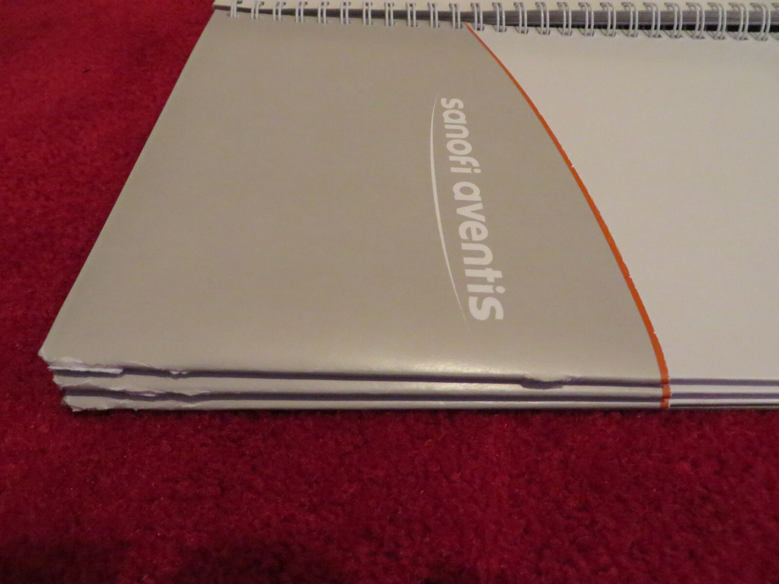 Vintage Sanofi Aventis Pharmaceutical Portfolio / Binder with Treatment Planner