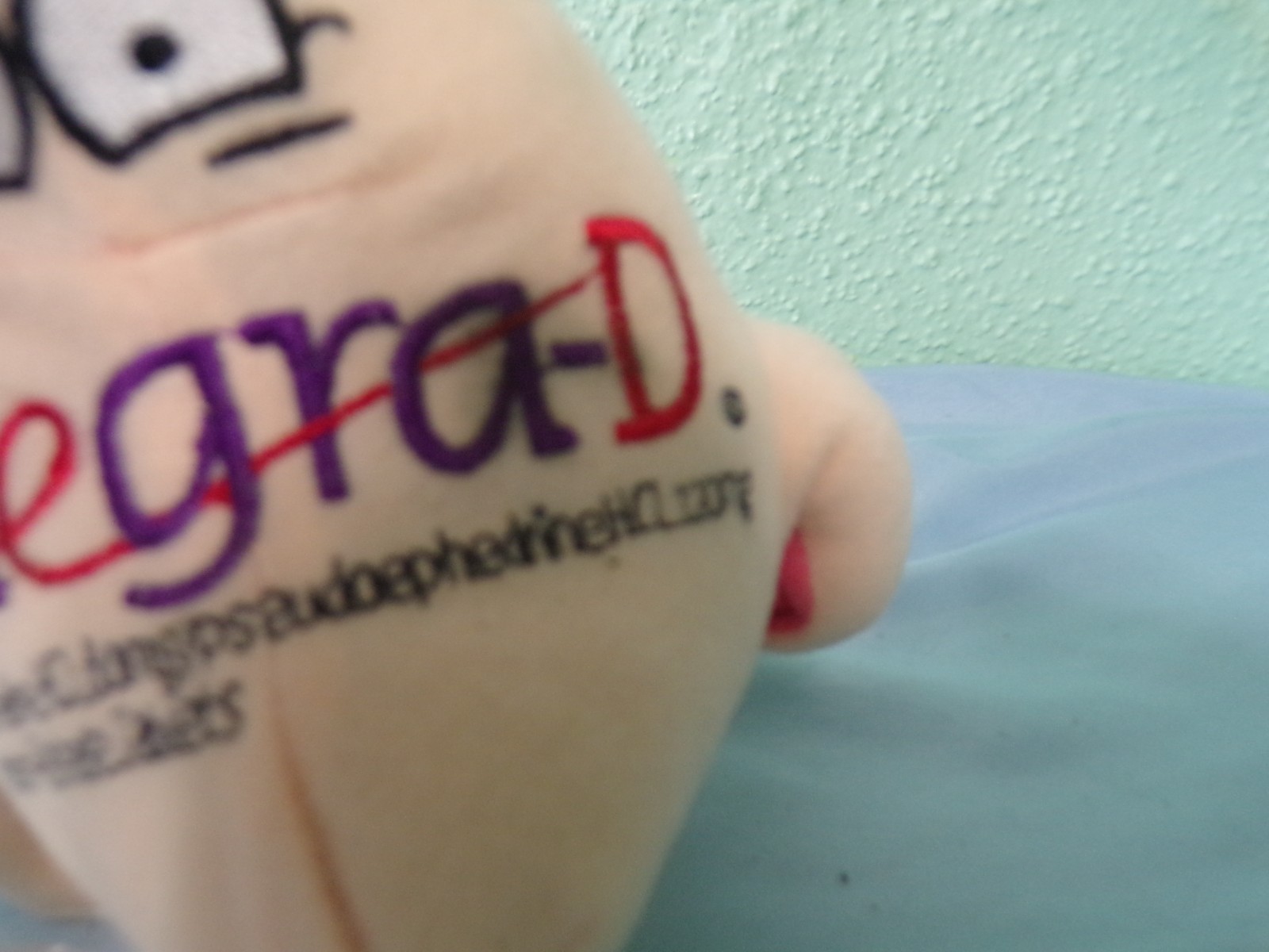 Allegra D Nose Plush Pharma Drug Rep 6 Inch No Sounds Stuffed Animal Toy