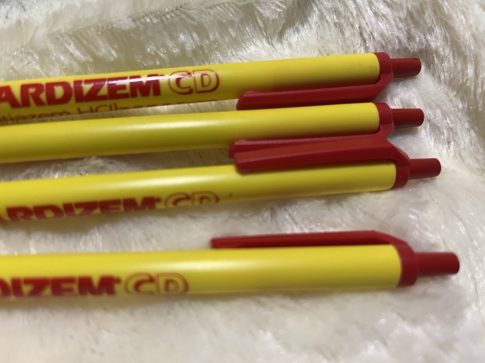 CARDIZEM CD Drug Rep Pharmaceutical Promo Advertising PEN Lot of 4 Click PENS