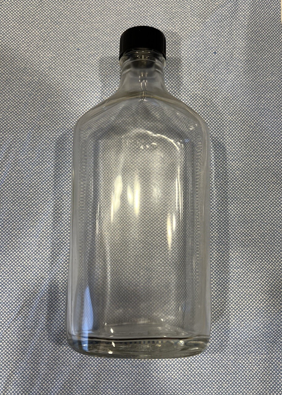 Vintage Duraglass NOS glass pharmacy 16 oz. medicine prescription Bottle