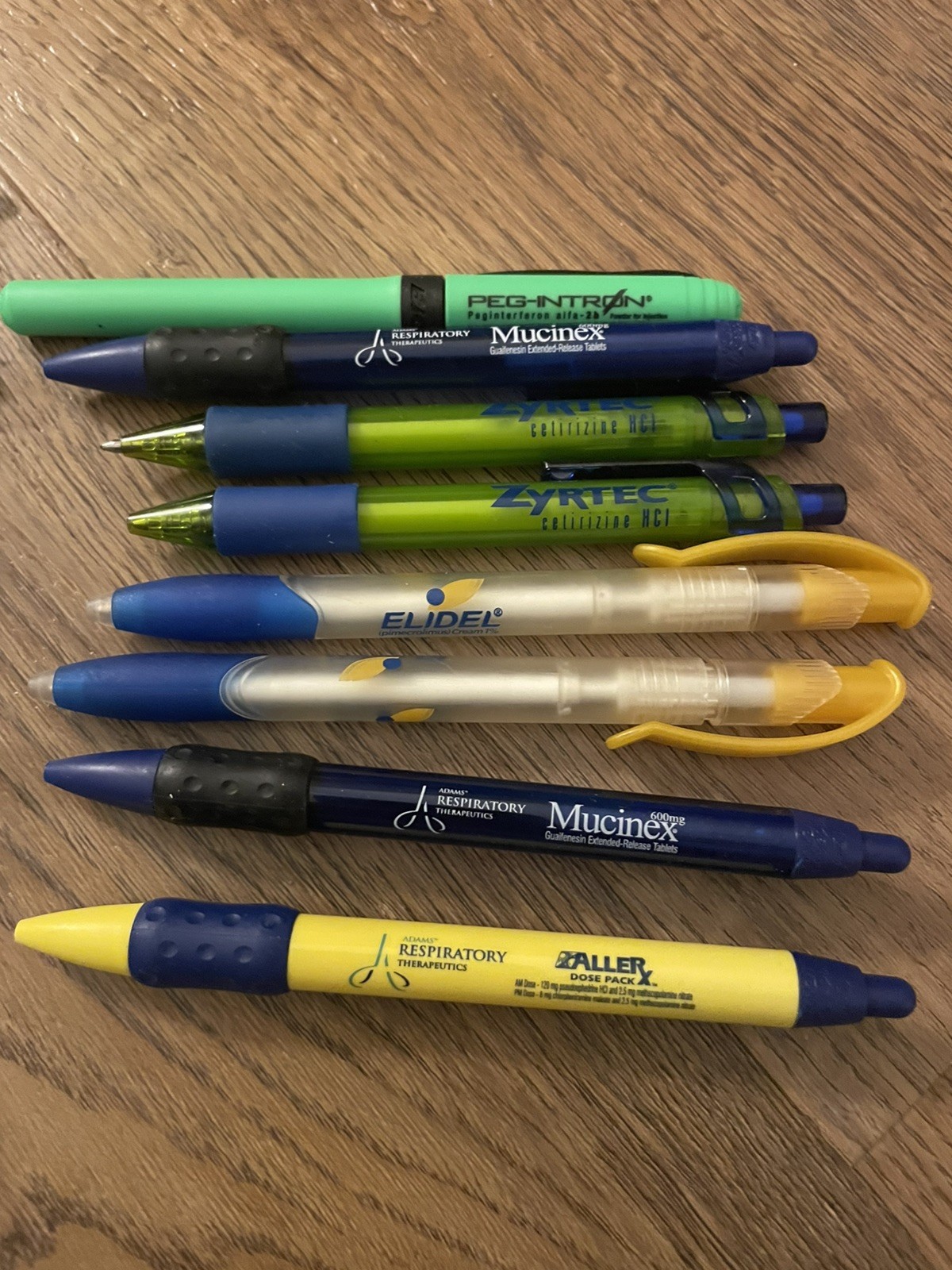 Lot 23 Pharmaceutical Drug Rep Pens! All Different! Lamisil Nexium