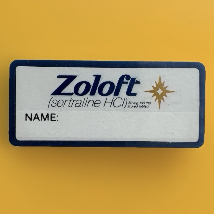 Rare Vintage ZOLOFT Promotional Beeper Tag 1990’s Pfizer Pharma Collectible