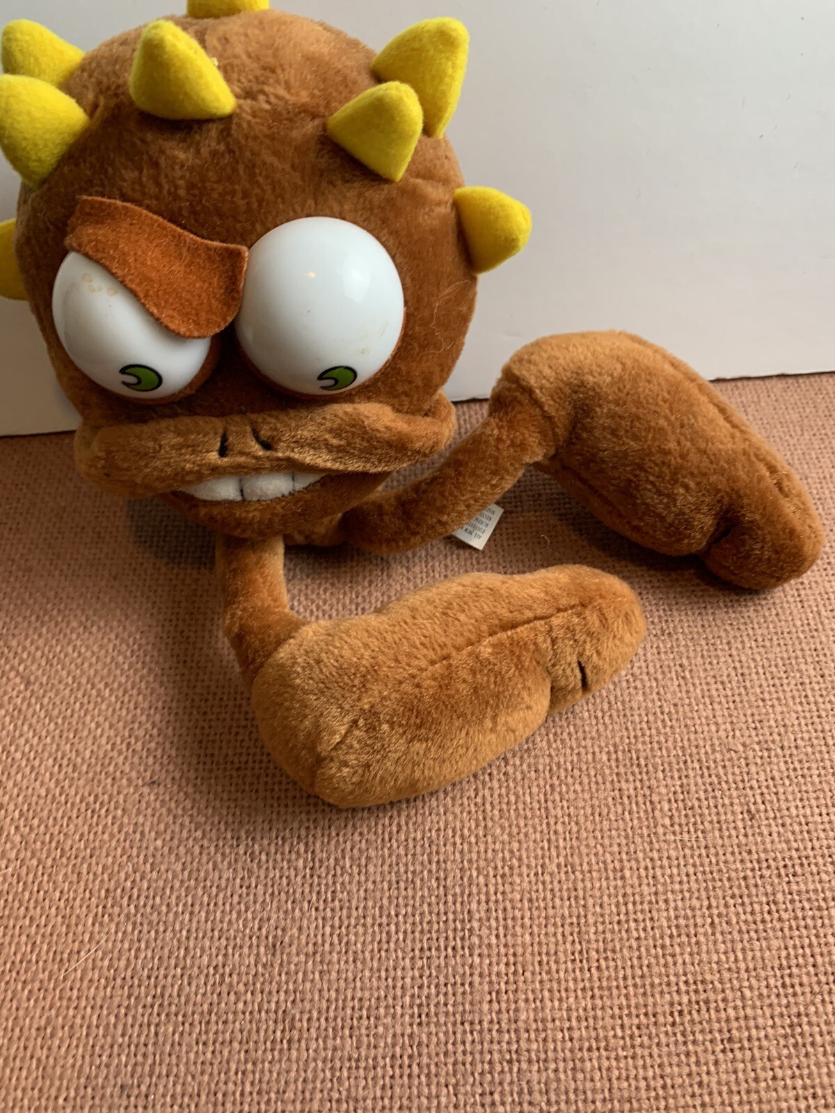 SARS Bug Quidel Plush Toy Pharma Swag Brown Bad Germ Stuffed Animal Pharm Rare