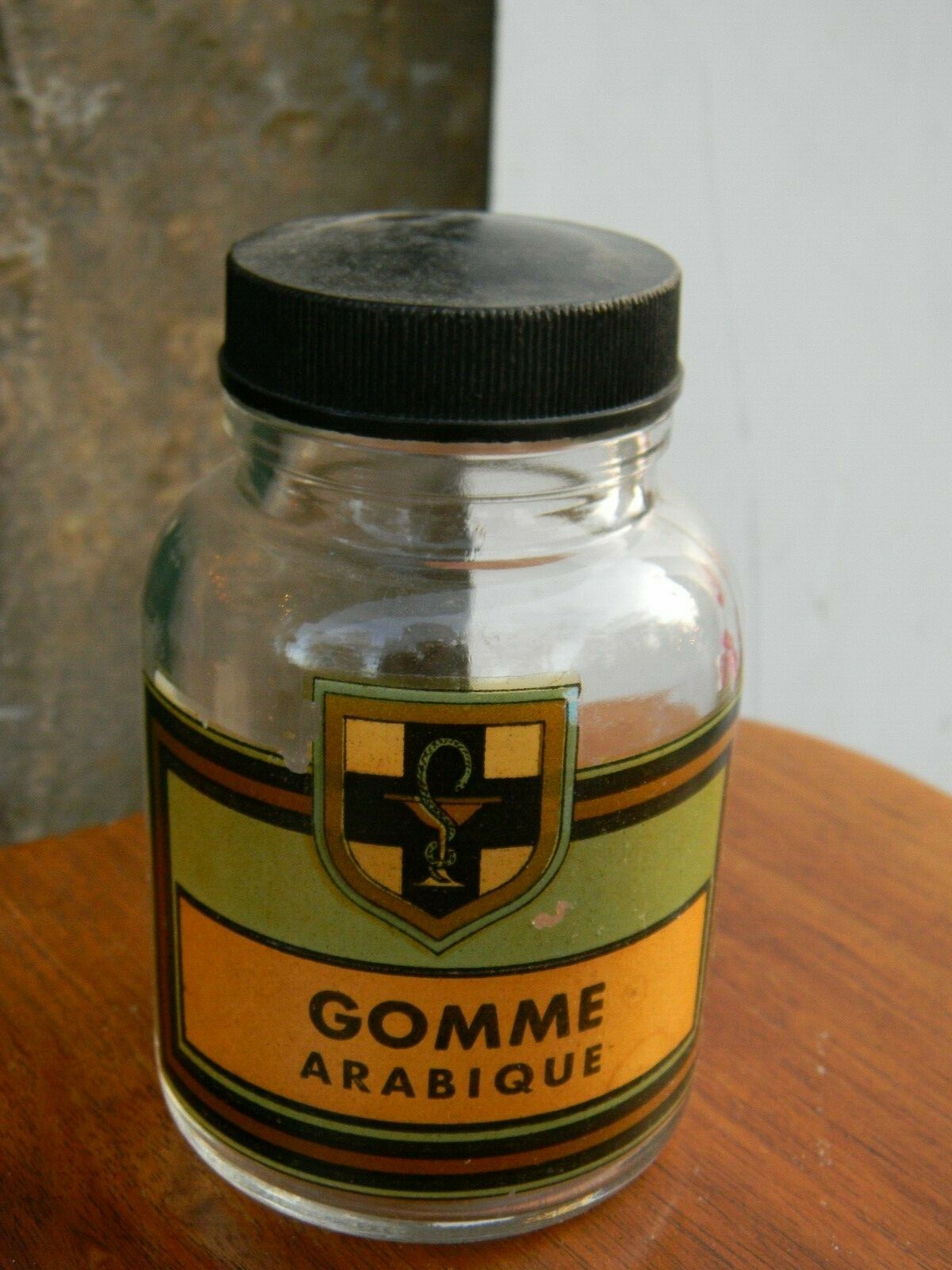 Bottle Pharmacy Glass Gum Arabic