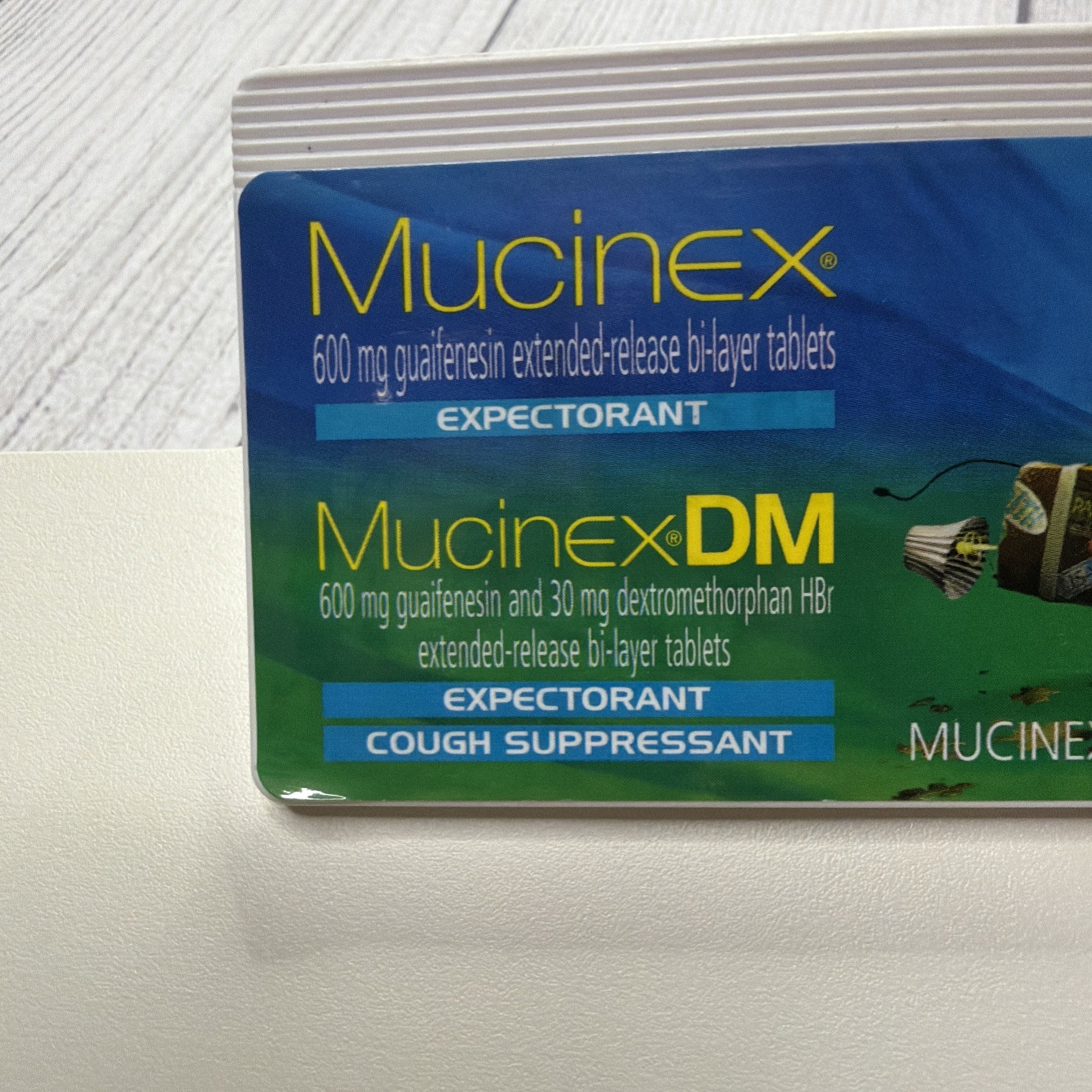 Mucinex Mr. Mucus Promotional Plastic Clipboard Advertising Pharmacy Display