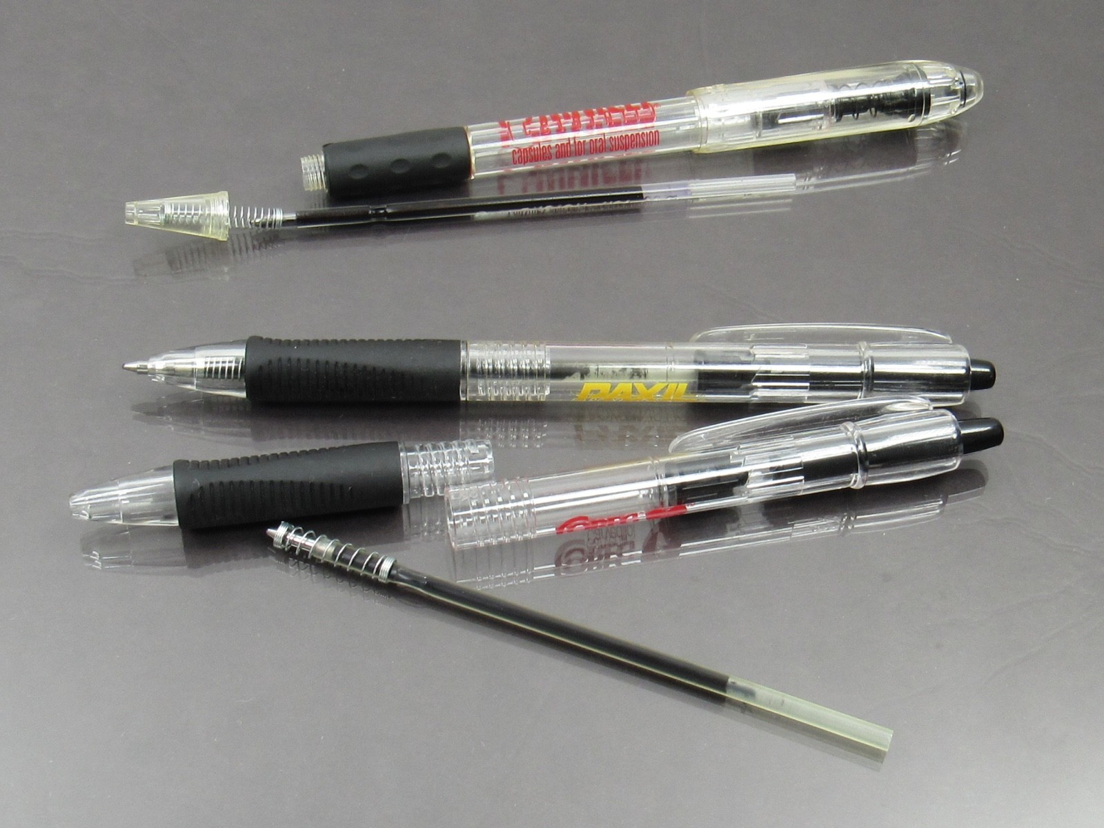 Omnicef Paxil Coreg PENS Drug Rep Pharmaceutical Promo Advertising Lot of 3
