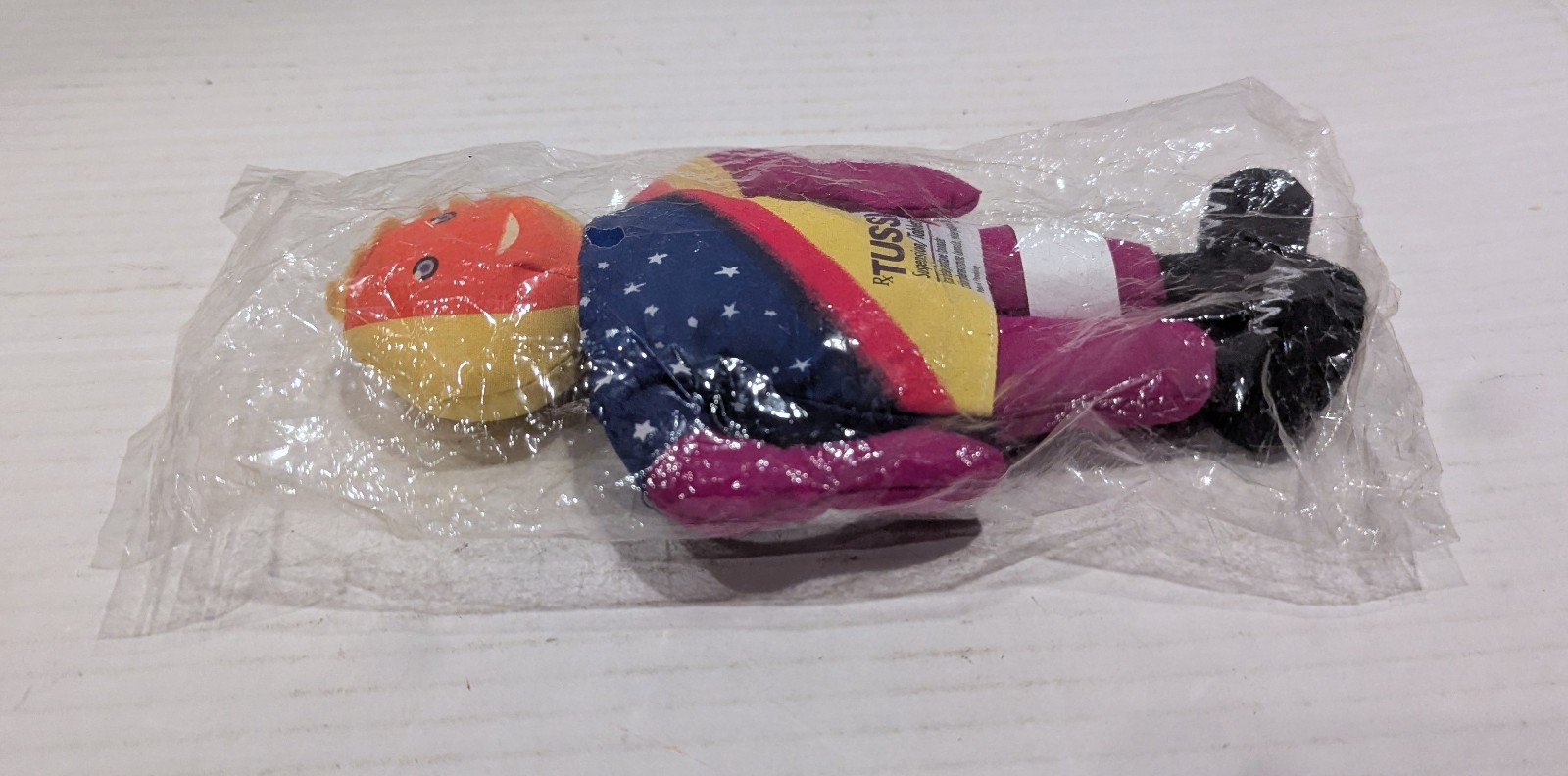 TUSSI-12 Plush Doll Sun Head Drug Rep Pharmaceutical Swag Promo Doll Toy – RARE!