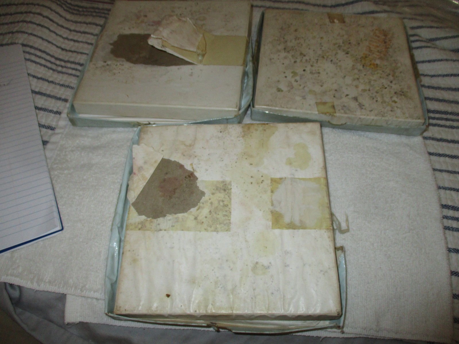 Lot of 3 Delft Holland Pharmacy 17th Century Design Burroughs Wellcome Co Tiles