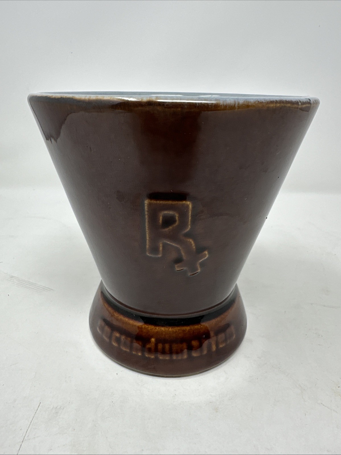 Schering/McCoy Pottery RX Mortar Pen Holder William Proctor Jr 1817-1874 Mint!
