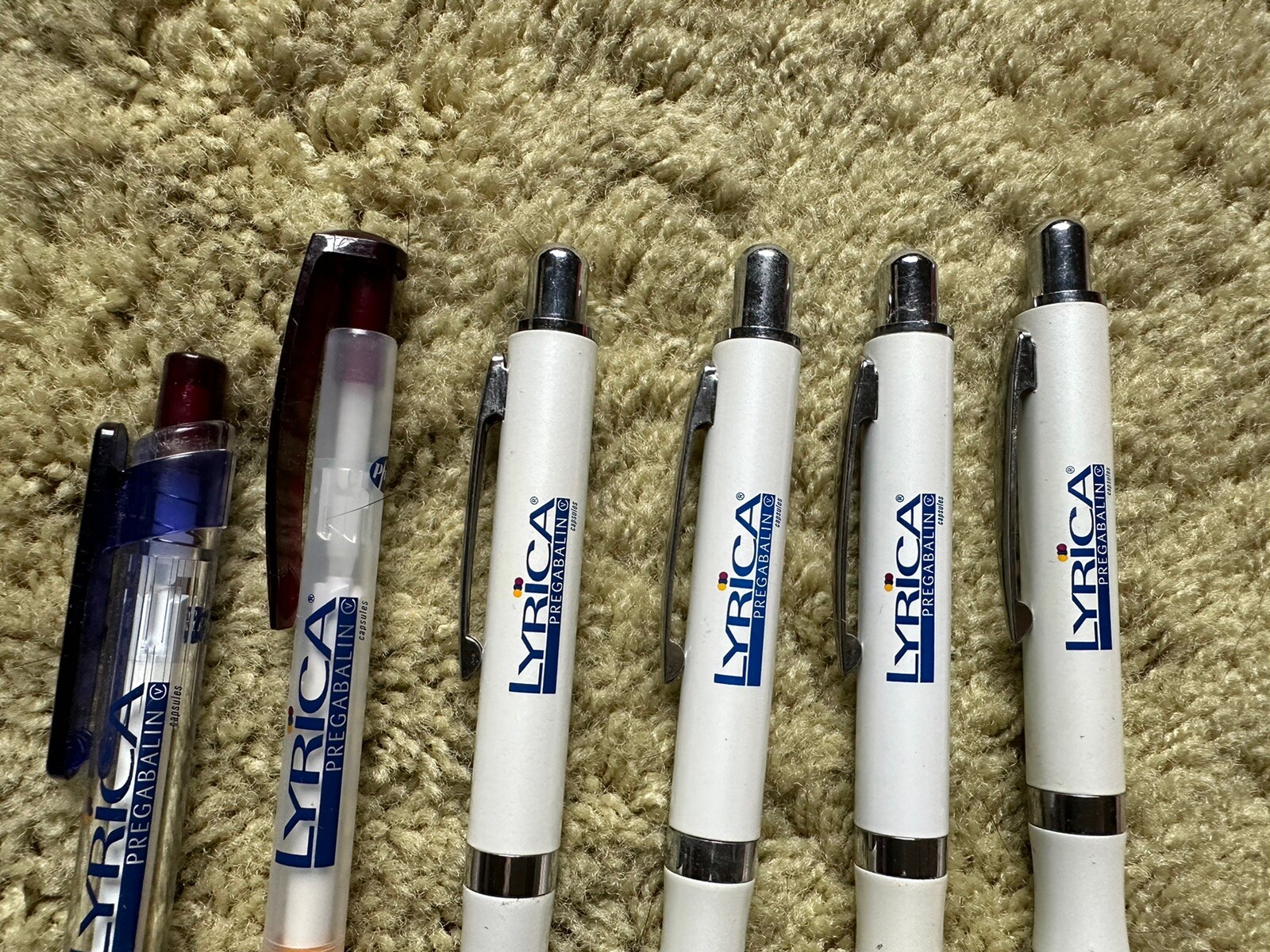 Vintage Lyrica Drug Rep Advertisement Pens