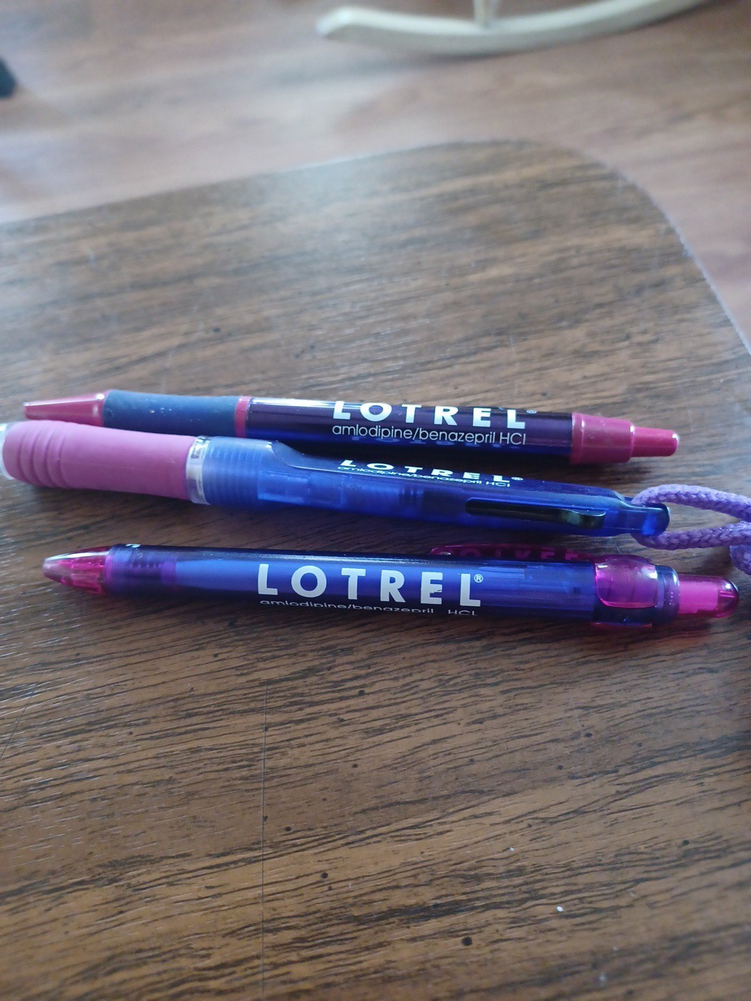 Vintage LOTREL PURPLE PHARMACEUTICAL PENS 3