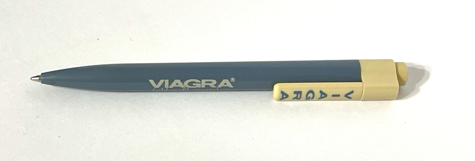 Pharmaceutical Click Pen Rare Vintage Viagra Pfizer Drug Promotional Ballpoint