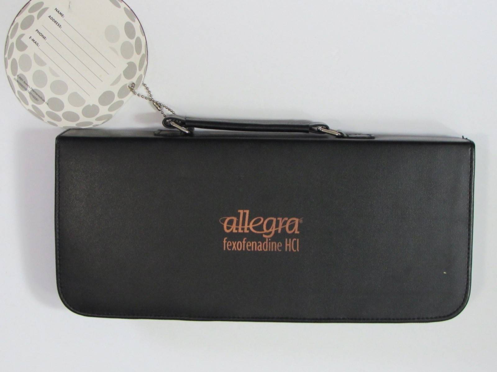 Allegra Golf Putting Travel Set w/ 3 Balls & Case Drug Rep Pharmaceutical Promo