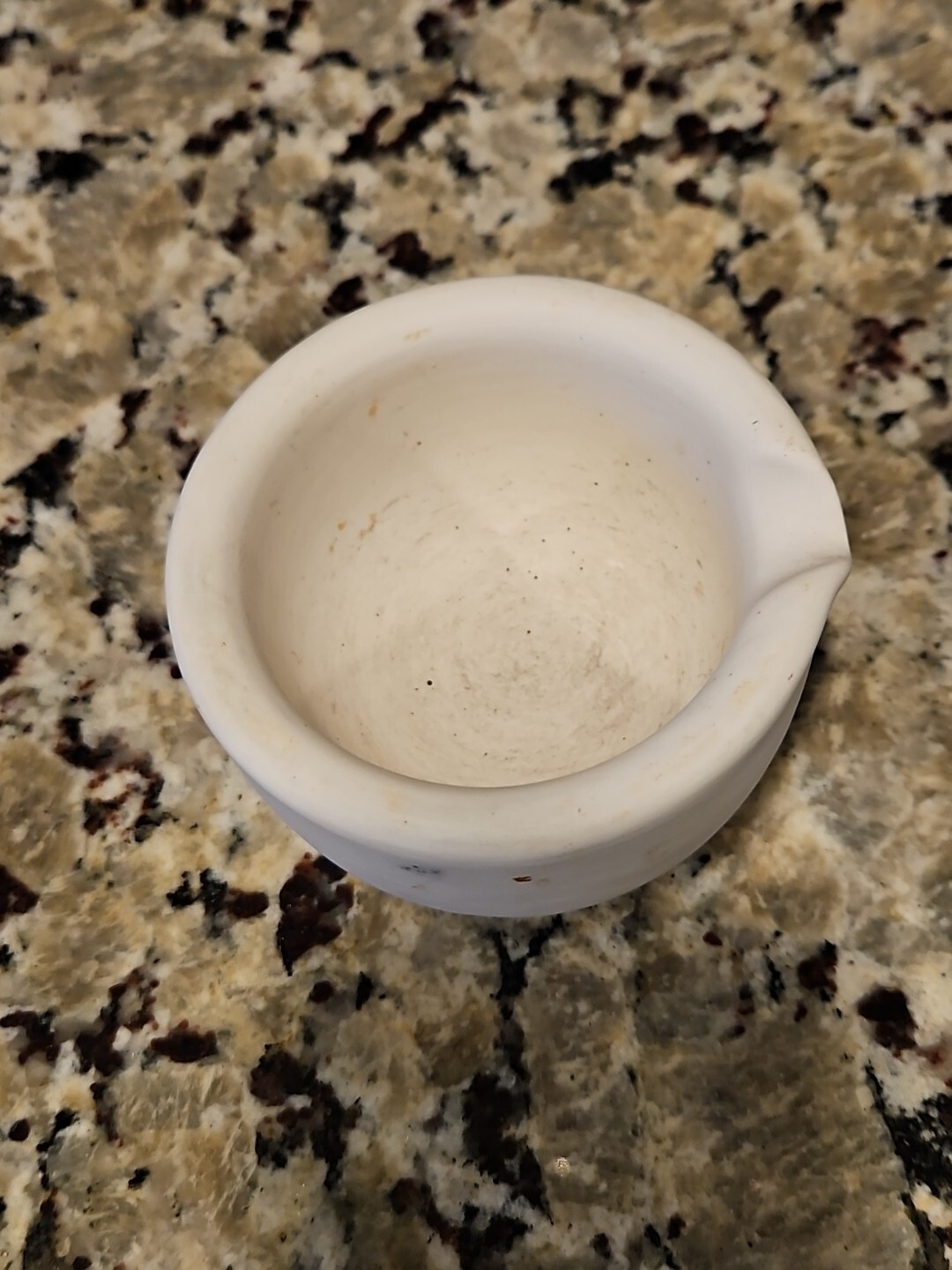 Antique Coors USA 320-1 Porcelain Mortar & Pestle Pharmaceutical Size 00 White