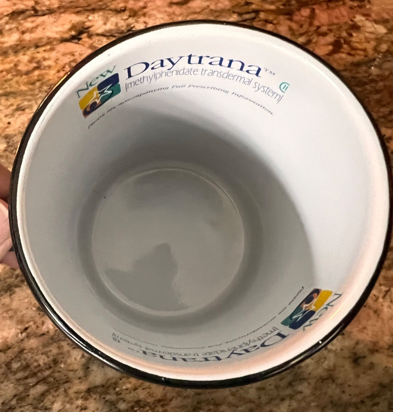 Daytrana Drug Rep Coffee Mug ADHD Medication Pharmaceutical Promotion