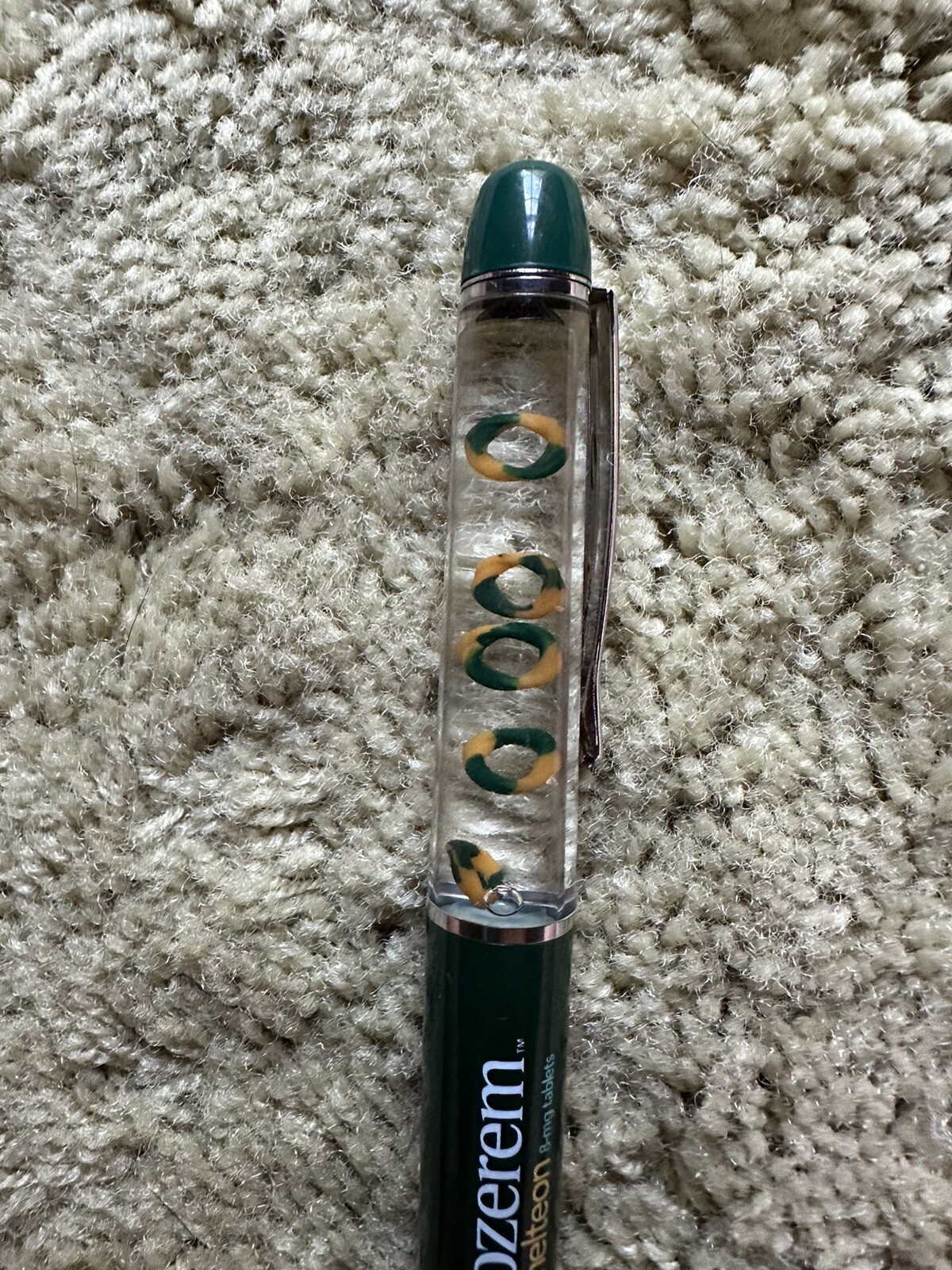 Rare Rozerem Drug Rep Pharmaceutical Promo Advertising Floating Pen Metal
