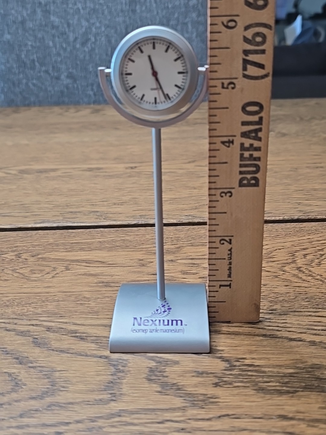 Nexium Quartz Desk Clock Pharmaceutical Advertising Promotional