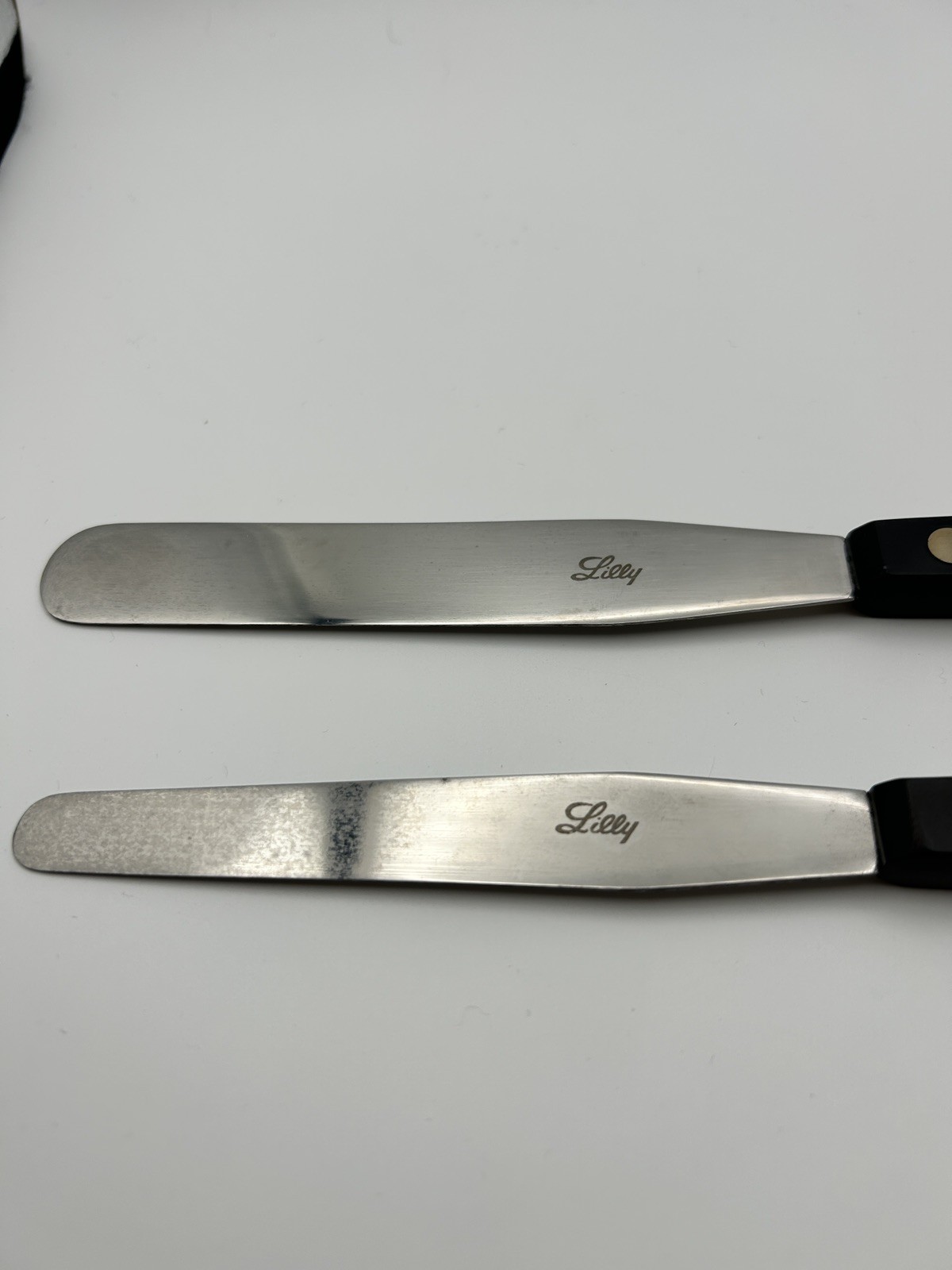 Vintage Eli Lilly Pill Counting Spatulas Set Pharmacist Tools