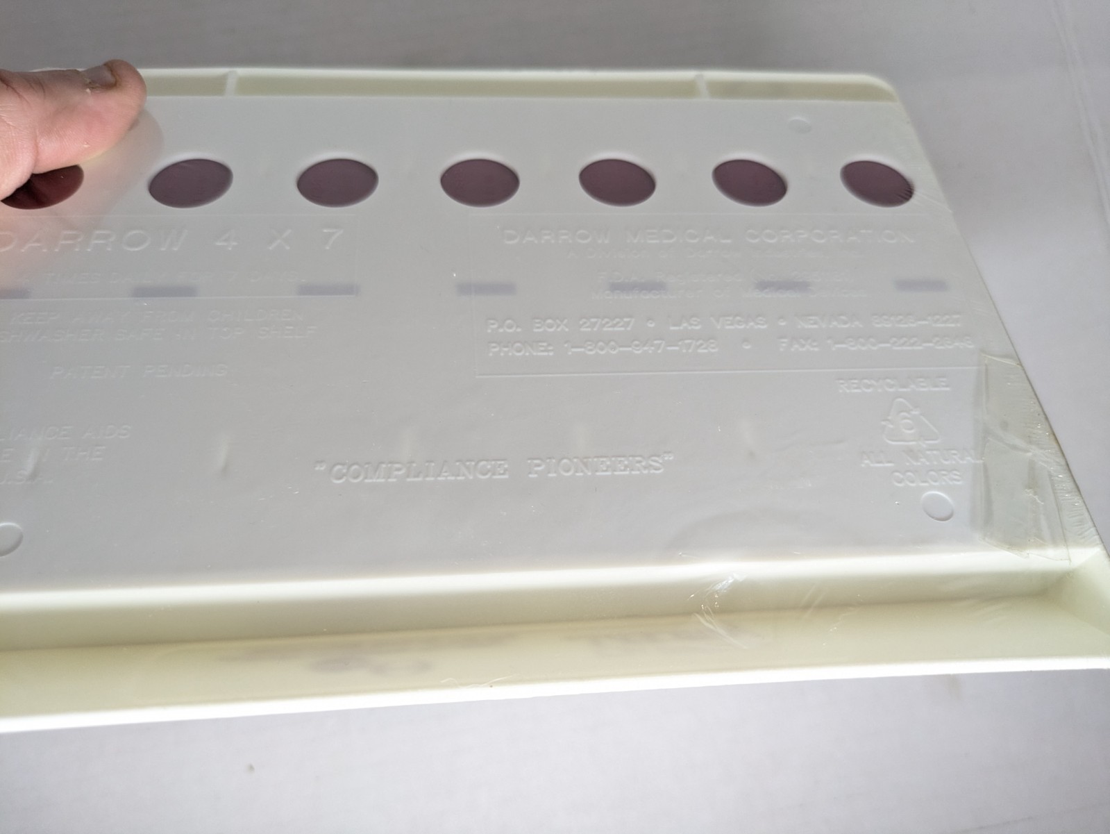 SEALED Vintage Aricept Pharmaceutical Drug Rep Promo 7 Day Pill Organizer Sorter