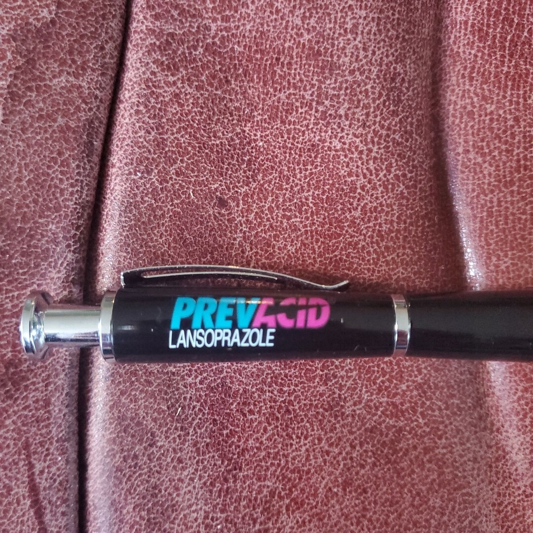 Drug Rep PREVACID Collectible Metal Pen RARE Lansoprazole High Quality