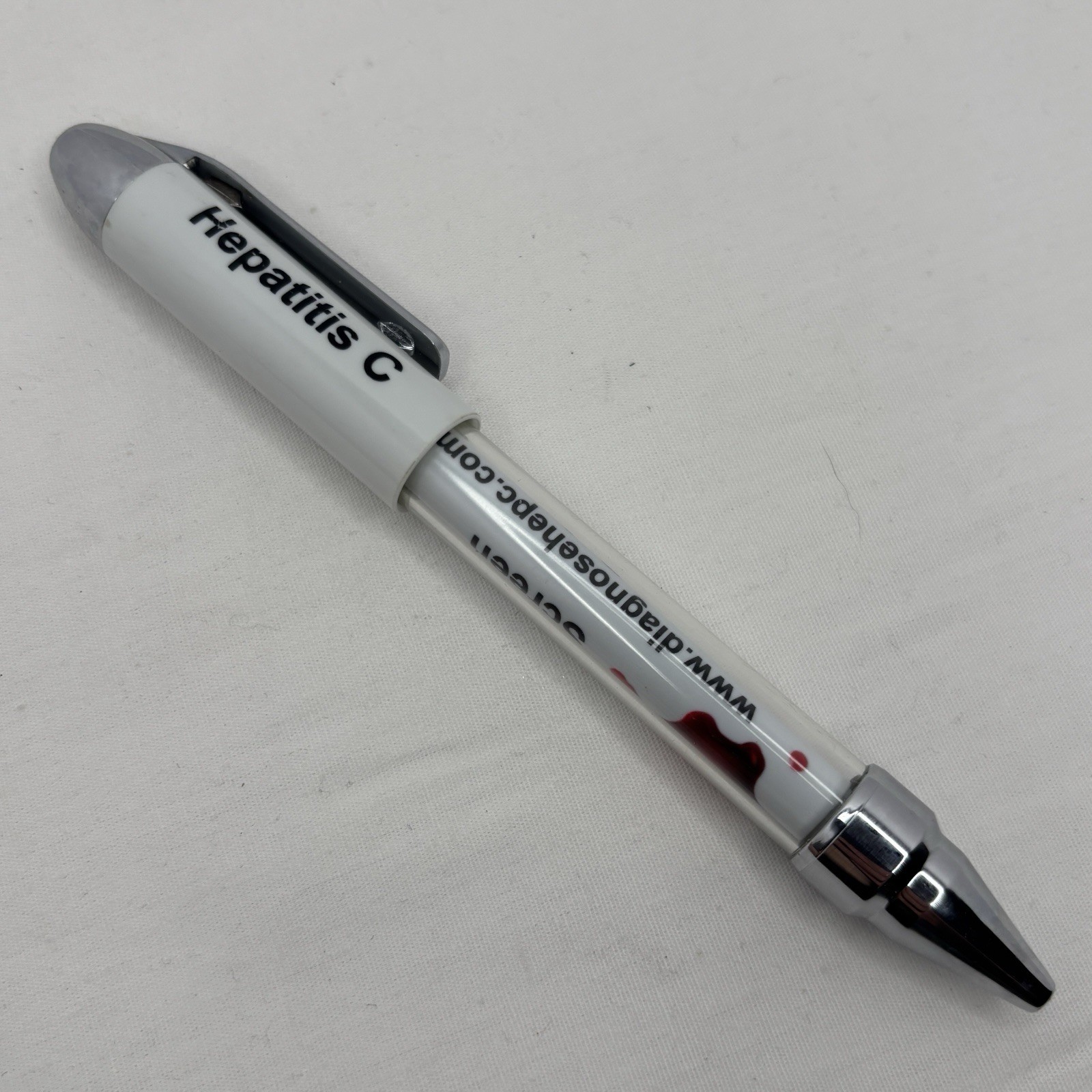 VTG Hepatitis C Drug Rep Pharmaceutical Promo Advertising Pen Rotating Barrel