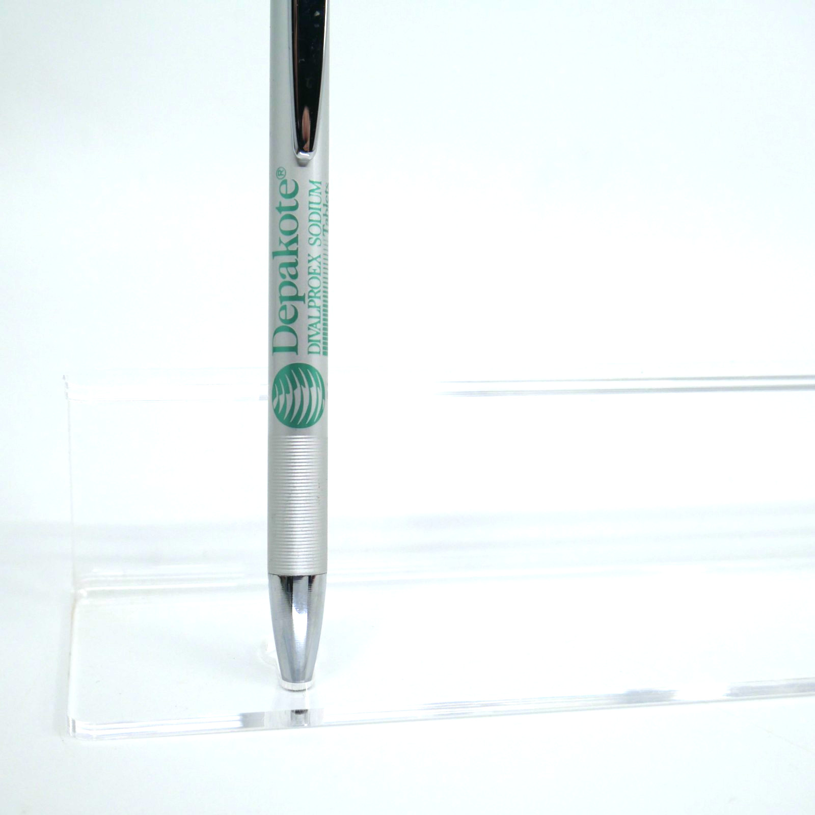 Vintage Depakote Drug Rep Pharmaceutical Advertising Pen metal bipolar silver