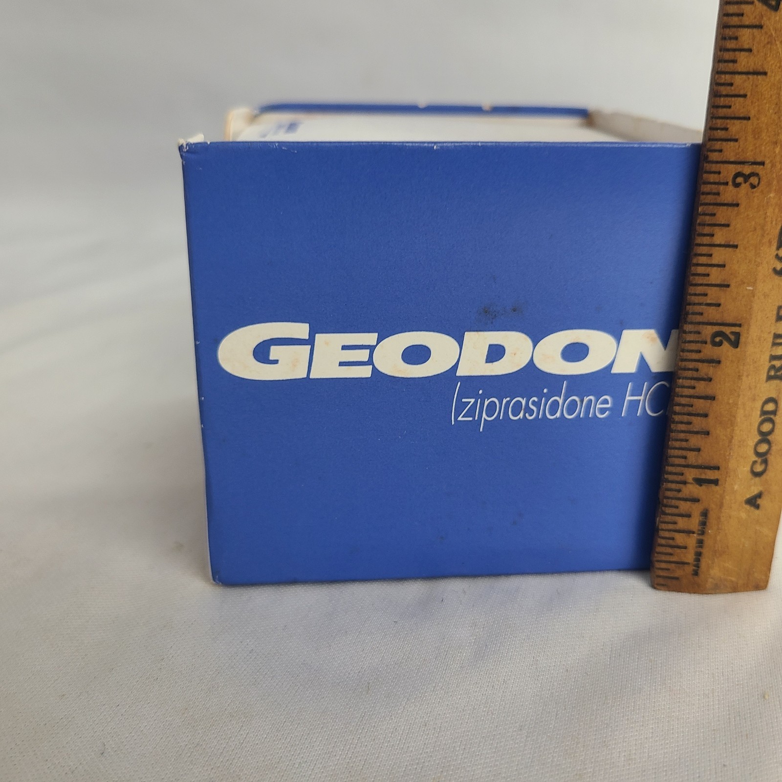 Vintage Pfizer 2002 Geodon Pharmaceutical Drug Rep Note Pad Holder Cube Paper