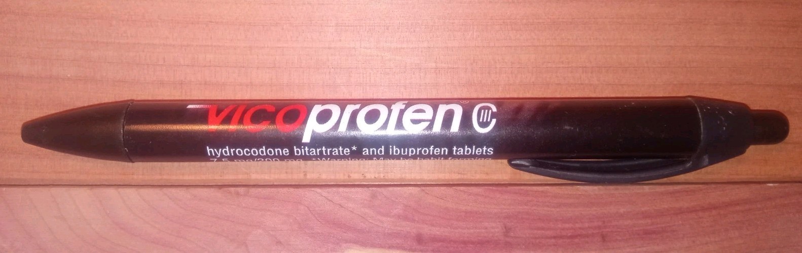 VINTAGE KNOLL PHARMACETICALS VICOPROFEN PEN HYDROCODONE BITRATE 7.5 MG TIGER EYE