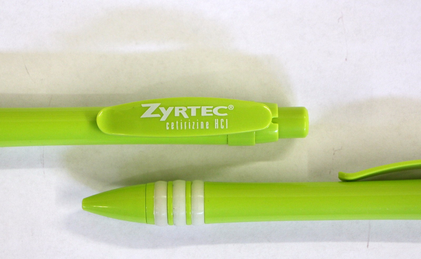 3 Pharmaceutical Zyrtec Pens Wide Body Plastic Drug Rep New