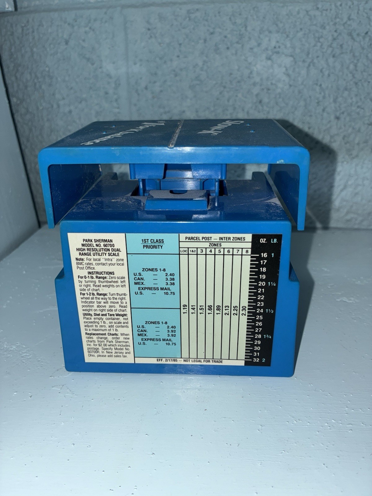 1980’s Collectible Drug Rep CIBA Promo High Resolution Dual Range Utility Scale