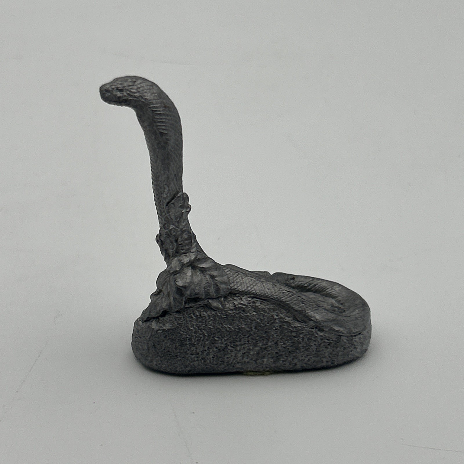 Trandate Labetalol HCI Pharmaceutical Advertising Pewter King Cobra Snake Figure