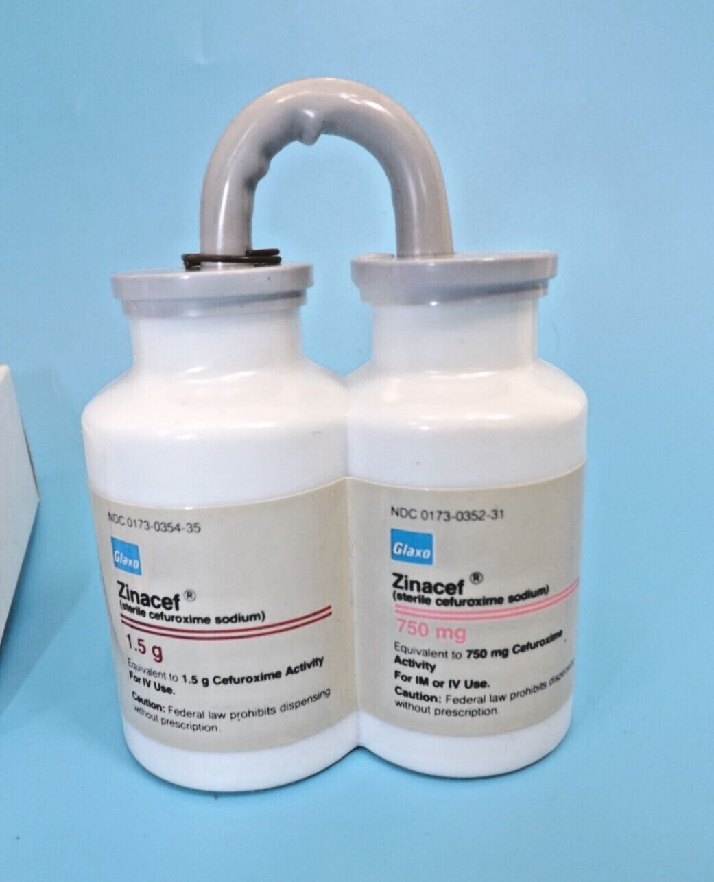 Pharmaceutical Promotional Combination Padlock – Zinacef Advertisement