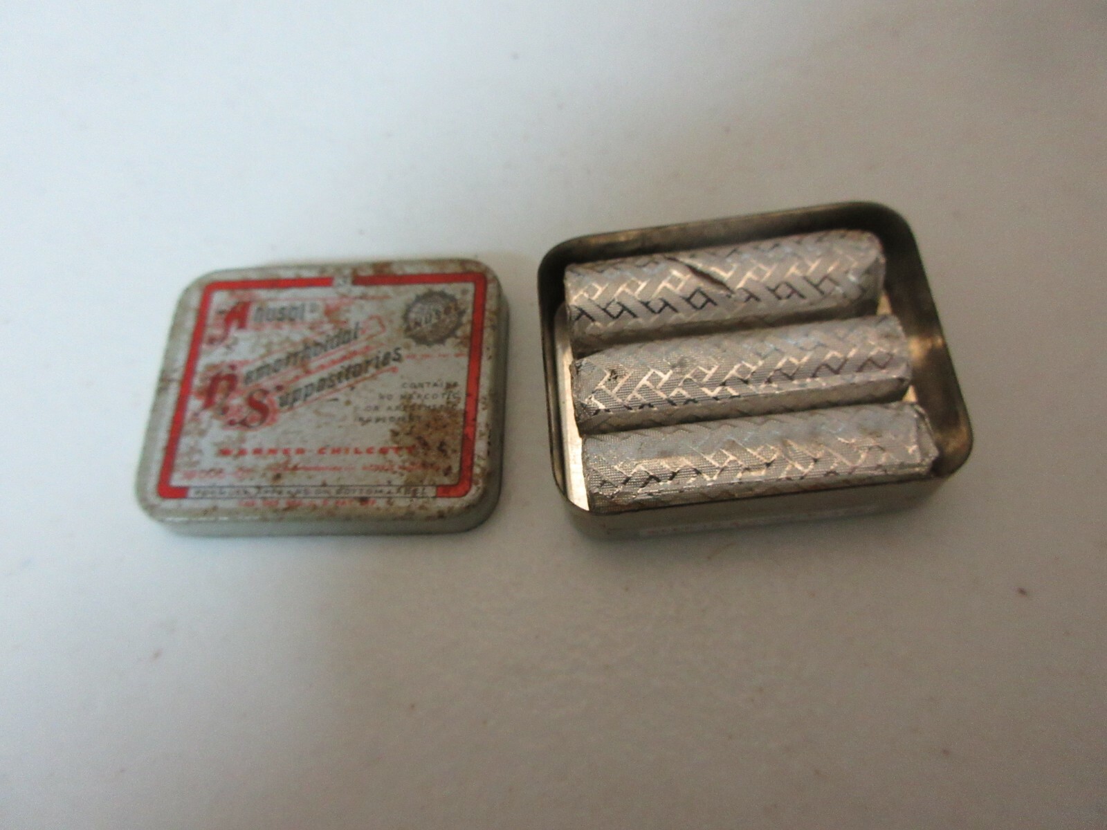 Rx , Drugstore ,Mini Sales Items ,Desitin , Suppositories ,Vintage ,Collectible