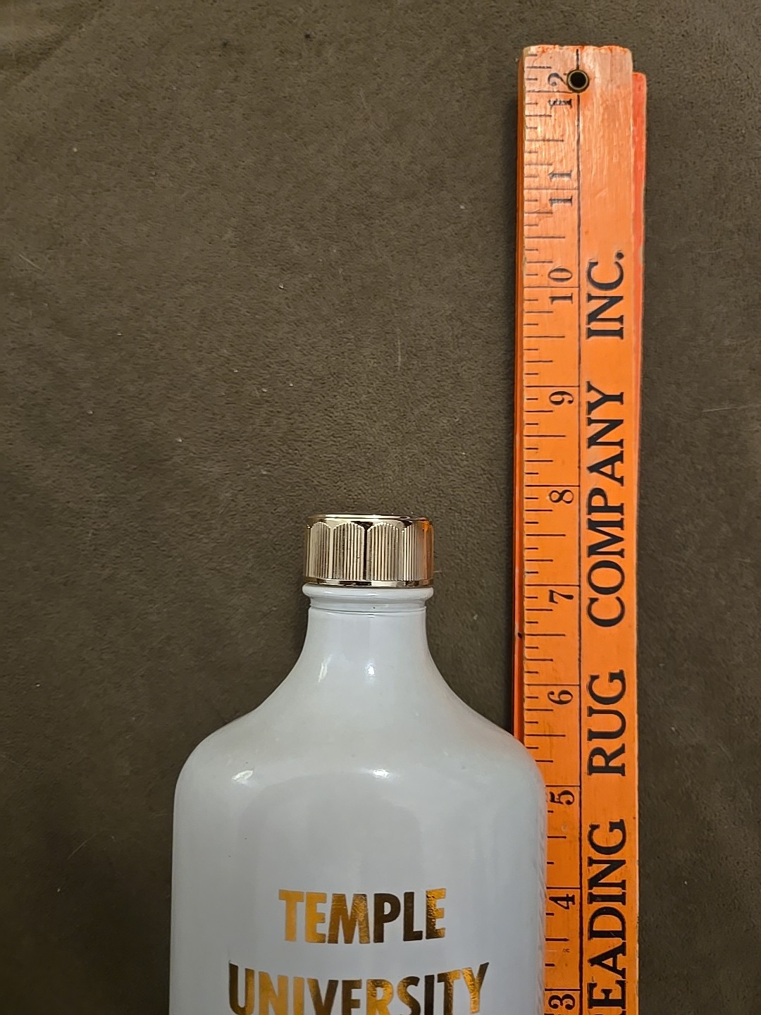 1972 Pharmacy Graduate Owens-Illinois Temple Univ 16oz Bottle Duraglas Pharma