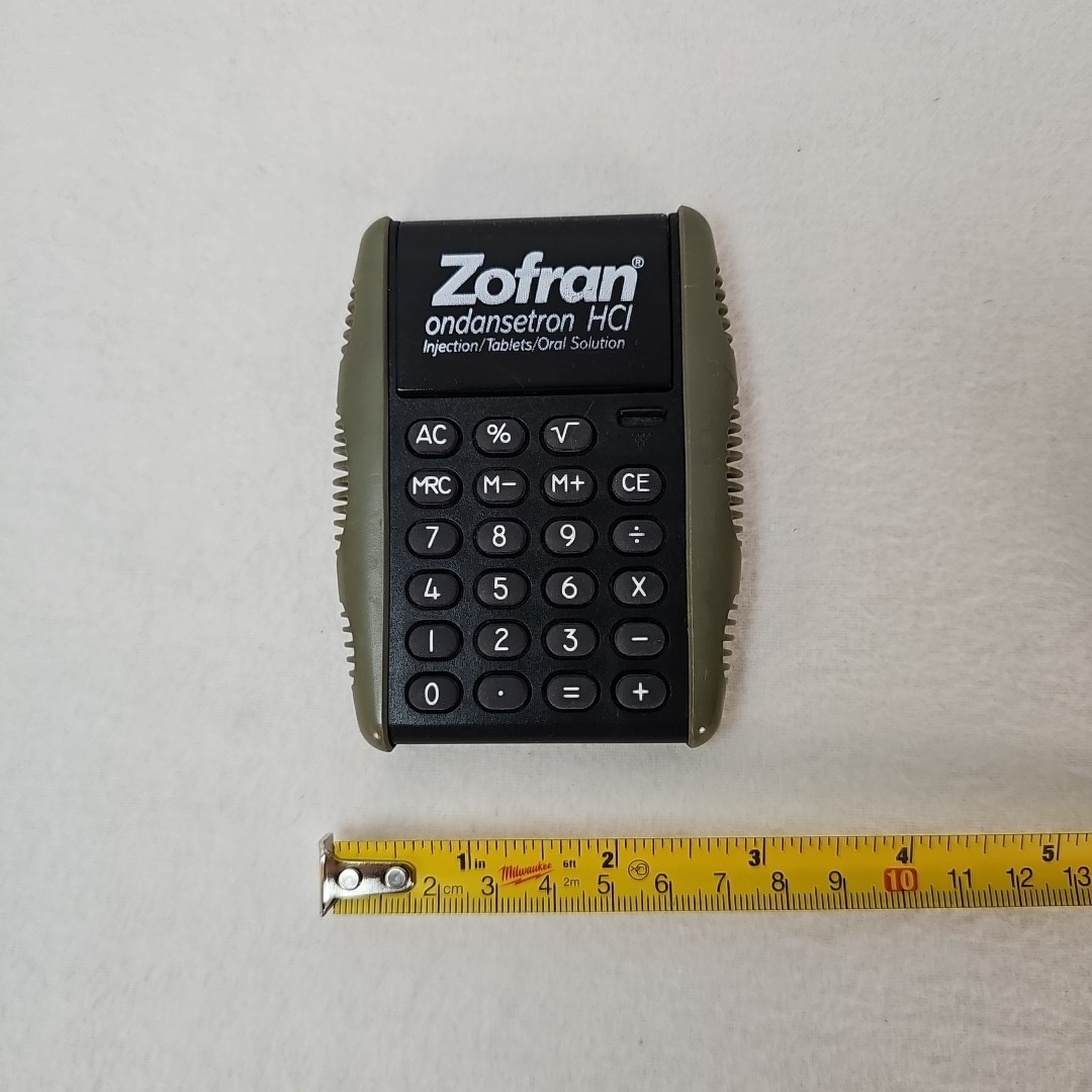 Zofran Ondansetron HCl Drug Rep Promotional Calculator Vintage Pharma