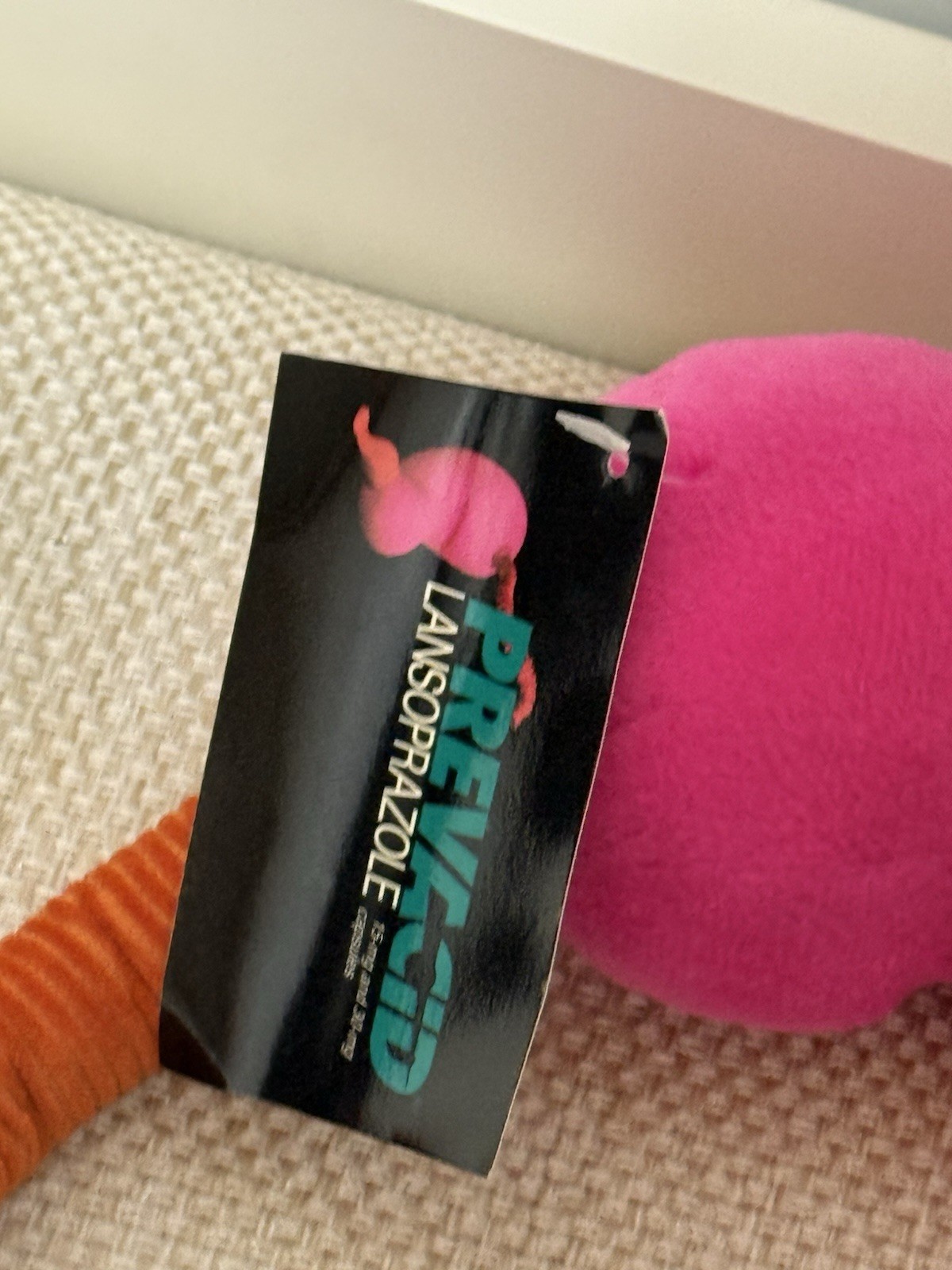 Prevacid Promotional Stomach Plush NWT