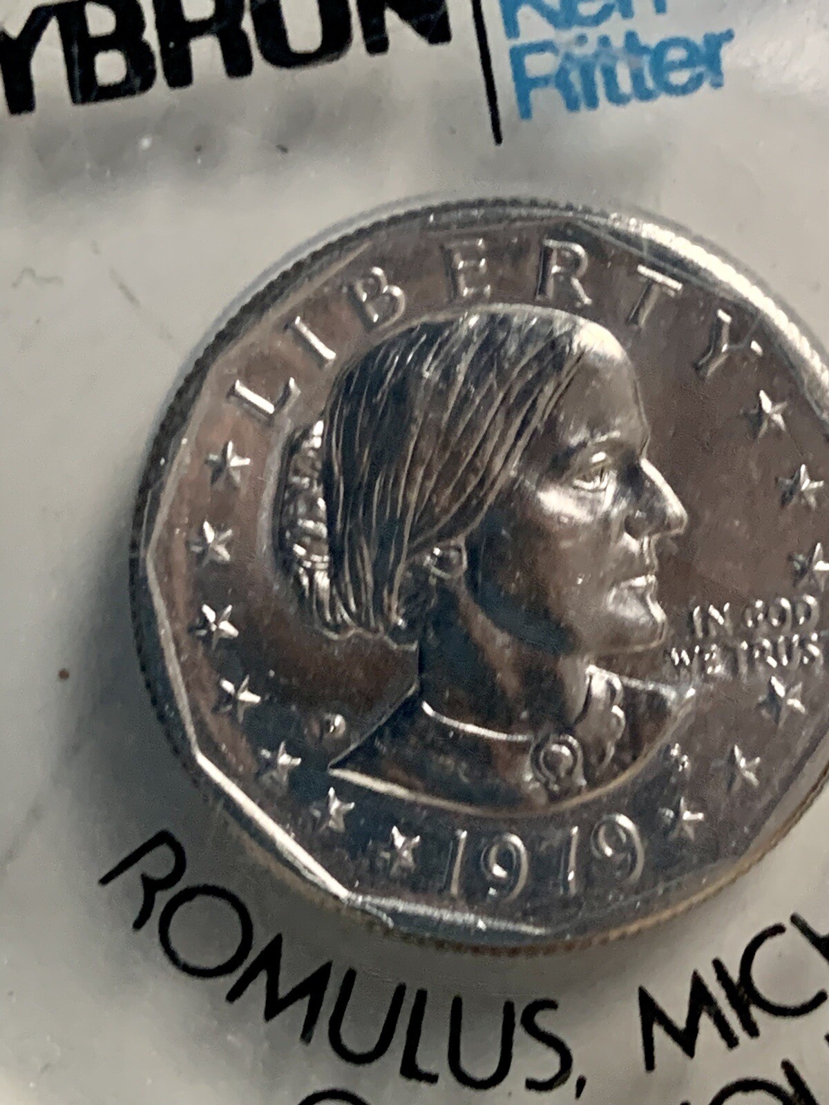 Pharmaceutical Drug Rep Collectible Susan B Anthony Paperweight Kerr Ritter Sybr