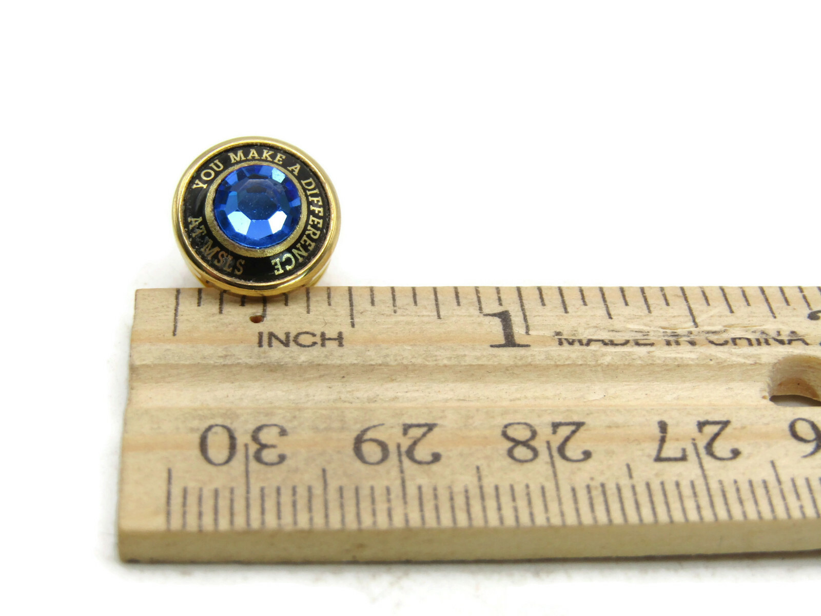 MSLS Medical Science Liaison Society Pin Blue Rhinestone ‘You Make A