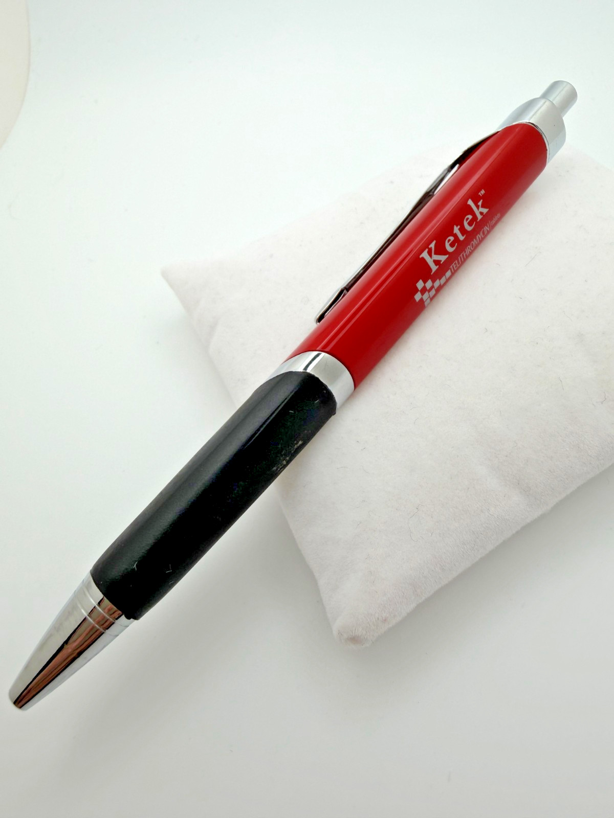 Ketek Telithromycin Pharma Plastic Pen Tested & Working Red Black Promo
