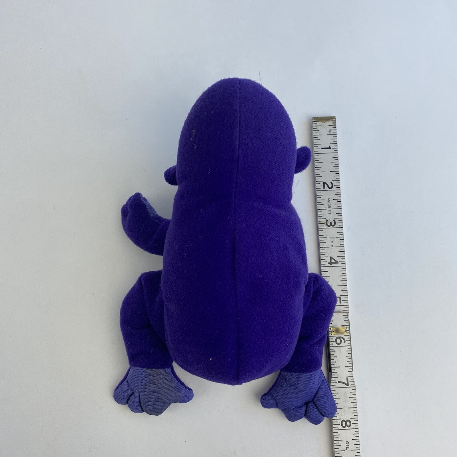 ZYRTEC Purple Plush Gorilla Monkey Stuffed Toy Pharmaceutical Advertisement 6”