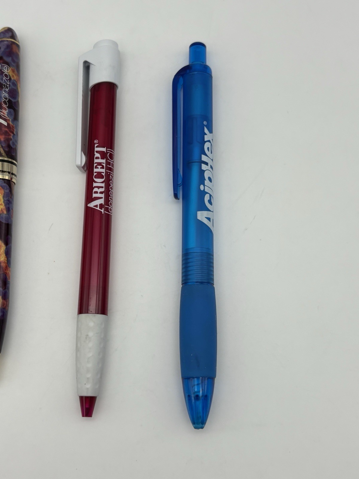 Pharmaceutical Drug Rep Pens 1-Diflucan 2-Aricept 1-Aciphex