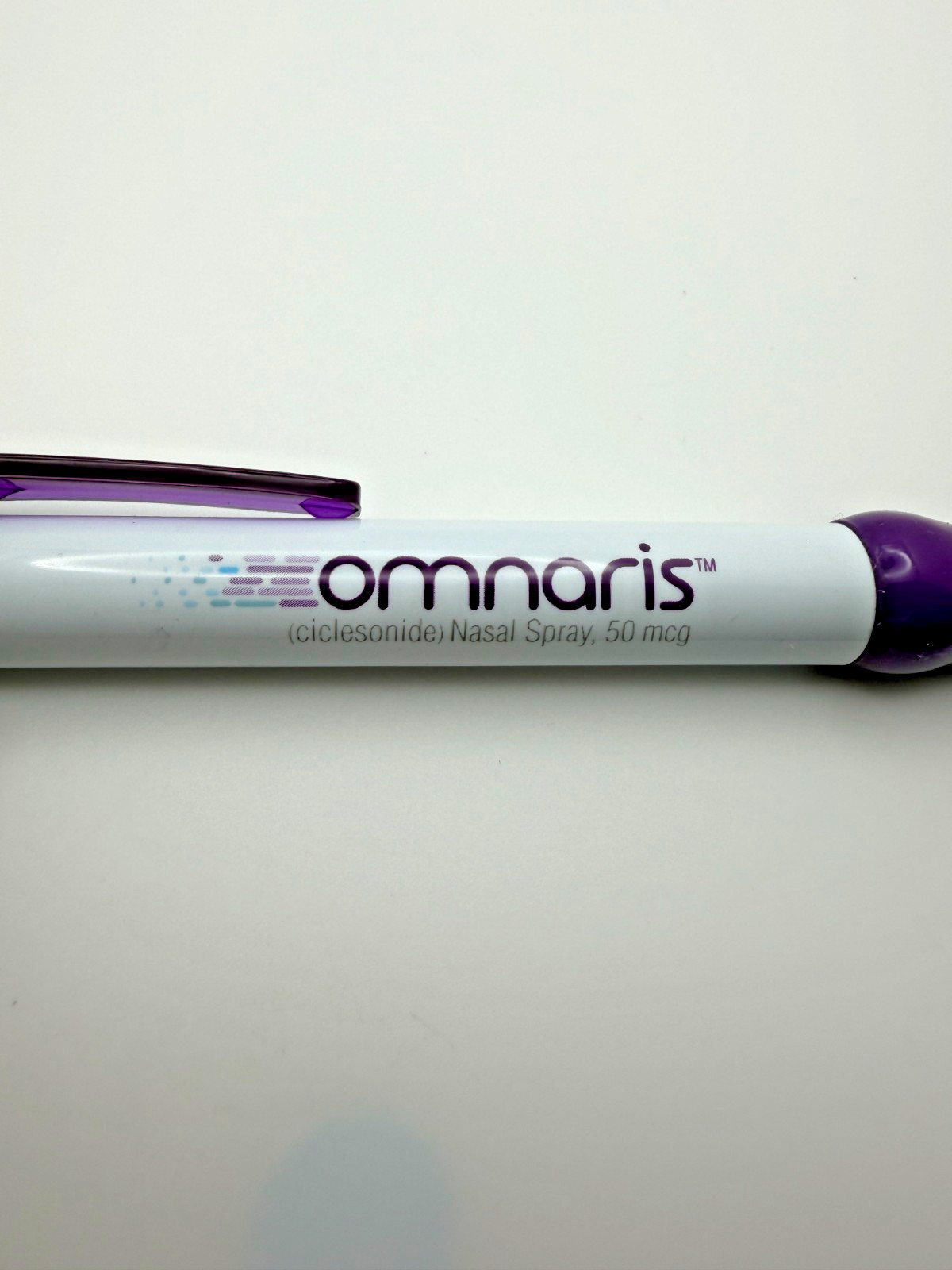 Omnaris Ciclesonide Nasal Spray 50 mcg Purple White Pen *Tested* 💜