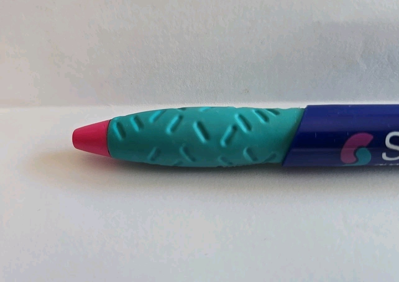 Drug Rep SEROQUEL Collectible Pharmaceutical Pen Large S-Logo Pocket Clip WRITES