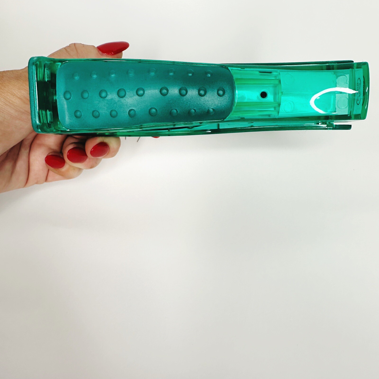 Teal Green See-Through Stand-Up Stapler Norvasc Pharma Rep Advertising Pfizer