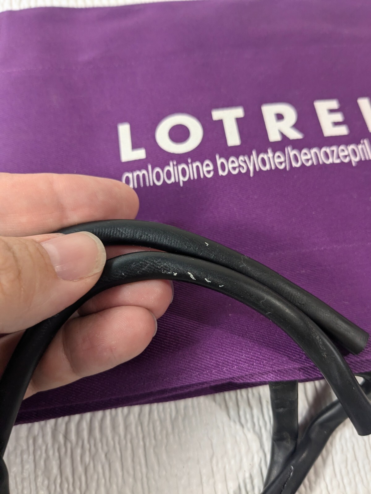 Lotrel Blood Pressure Cuff Heart Rate Drug Rep Pharmaceutical advertisement READ