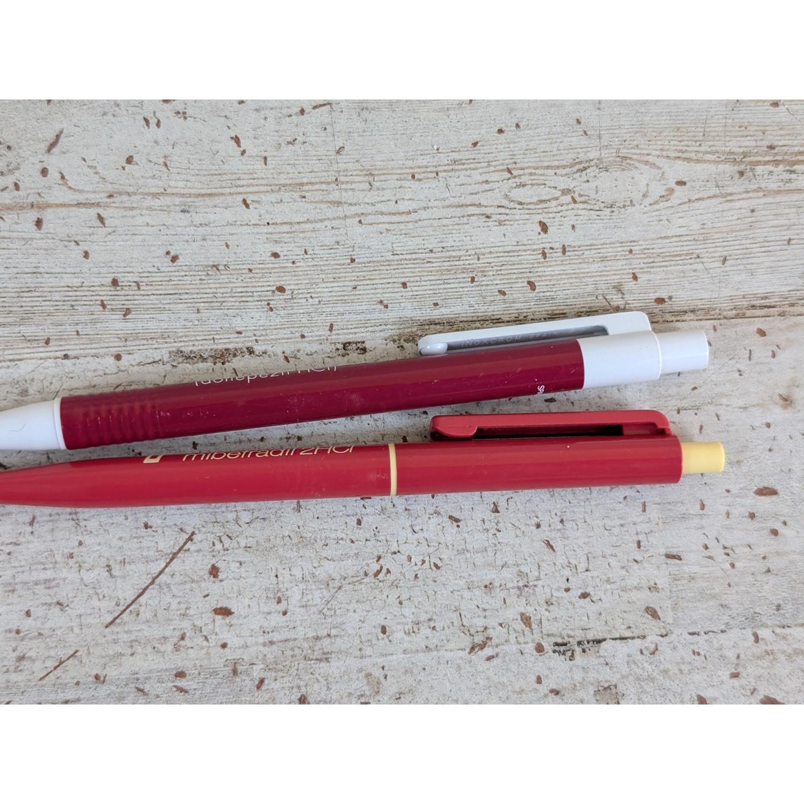 Pair Medical Advertising Pens Aricept Prosicor *DRY INK*