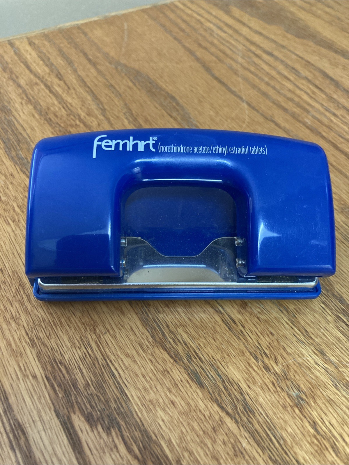 Femhrt Pharmaceutical Memorabilia Promo Rare Paper Hole Punch